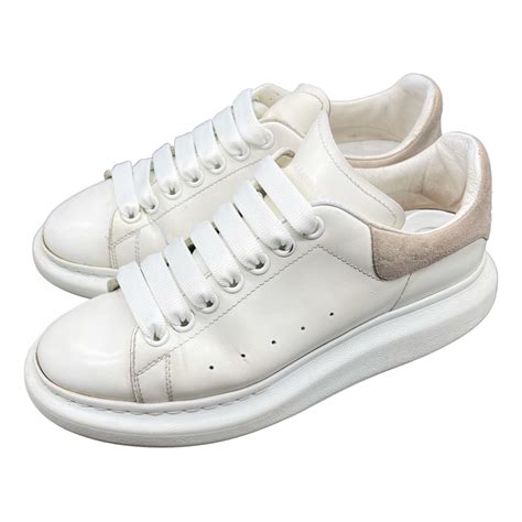 preowned alexander mcqueen trainers